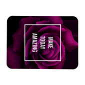 メイクトゥデイアメージングパープルバラ 感動的 マグネット (横)