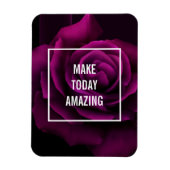 メイクトゥデイアメージングパープルバラ 感動的 マグネット (縦)