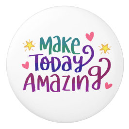 メイクトゥデイアメージング引用文装飾 セラミックノブ