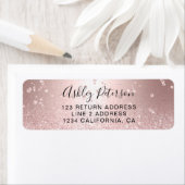 メイクバラ金ゴールドグリッターメタリック輝き紙吹雪 ラベル (インサイチュ)