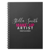 メイクパーソナライズされたアップアーティスト基準 ノートブック (正面)