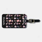 メイクパーソナライズされたアップ化粧品パターン化粧品 ラゲッジタグ (正面横)