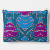 メイクポーチ, おしゃれな多色デザイン アクセス アクセサリーポーチ (裏面)