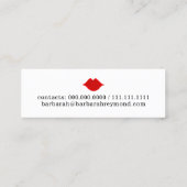 メイクミニマル美しいプロフェッショナル白 スキニー名刺 (裏面)