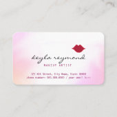 メイクメイクソフト水彩+赤くくちびる 名刺 (正面)