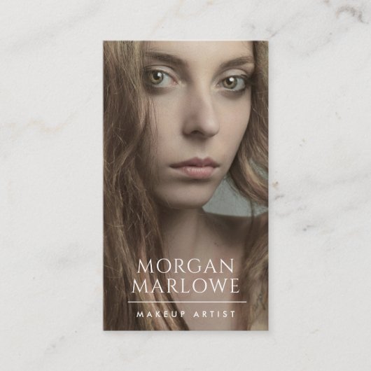 メイクモダンアップアーティストの写真 名刺 (正面)