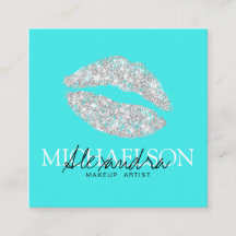 メイクモダンアップアーティストの署名ターコイズ