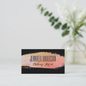 メイクモダンアップアーティストアポイントメント名刺 予約カード (スタンド正面)