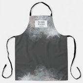 メイクモダンアップアーティストサロンモノグラムエプロン エプロン (正面)