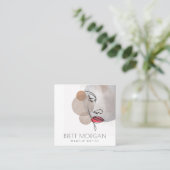 メイクモダンアップアーティストスクエアビジネスカード スクエア名刺 (スタンド正面)