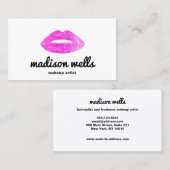 メイクモダンアップアーティストピンクの続編リップ 名刺 (正面/裏面)