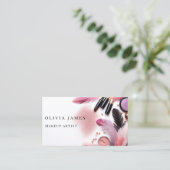 メイクモダンアップアーティスト化粧品美しいサロン 名刺 (スタンド正面)