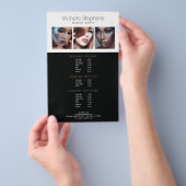 メイクモダンアップアーティスト向けフォトトリオ価格表 チラシ (ハンドル)