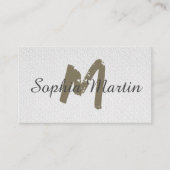 メイクモダンアップアーティスト&アーティスト美容師サロン 名刺 (正面)