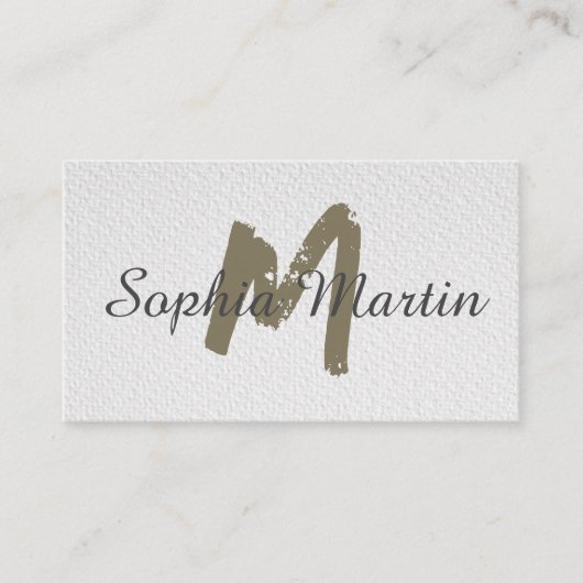 メイクモダンアップアーティスト&アーティスト美容師サロン 名刺 (正面)