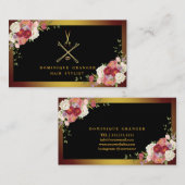 メイクモダンアップアーティスト&ヘアスタイリッシュ 名刺 (正面/裏面)