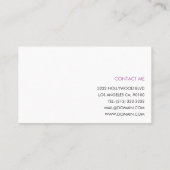 メイクモダンアップアーティスト 名刺 (裏面)