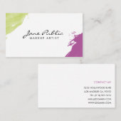 メイクモダンアップアーティスト 名刺 (正面/裏面)