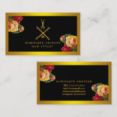 メイクモダンアップアーティスト&美容師サロン 名刺 (正面/裏面)