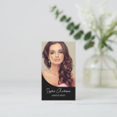 メイクモダンアップアーティストPhoto Black 名刺 (スタンド正面)