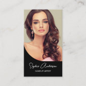 メイクモダンアップアーティストPhoto Black 名刺 (正面)