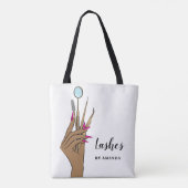 メイクモダンアップ目まぶしガーリー トートバッグ (裏面)