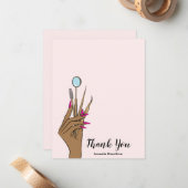 メイクモダンアップ目まぶしガーリー ノートカード (正面/裏面インサイチュ)