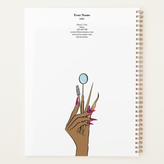 メイクモダンアップ目まぶしガーリー プランナー手帳 (裏面)