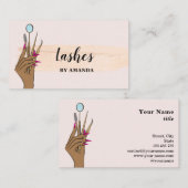 メイクモダンアップ眉の目のラガーリーッシュビジネスC 名刺 (正面/裏面)