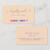 メイクモダンカッコいいアップロイヤリティカード ロイヤリティカード (正面/裏面)