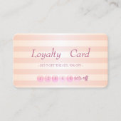 メイクモダンストライプのアップロイヤリティカード ロイヤリティカード (正面)