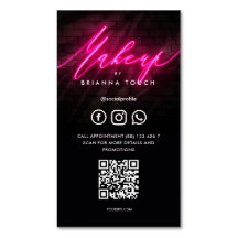 メイクモダン美しいサロンメイクアップアーティストピンクQR