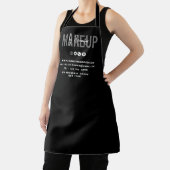 メイクユニークアパーソナライズされたアーティストのモノグラム名 エプロン (インサイチュ)