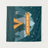 メイクユーカウンテンアウトドアドベンチャー タペストリー (正面(横))