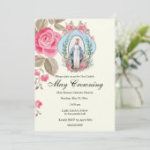 メイクラウニングヴァージンメアリ聖なる書物、 経典ピンクローズ 招待状 (スタンド正面)