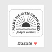 メイク天国混雑祈りの言葉戦士 シール (シート)