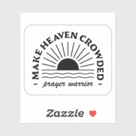 メイク天国混雑祈りの言葉戦士 シール