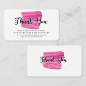 メイク感謝していアメイクの仕事 名刺 (正面/裏面)