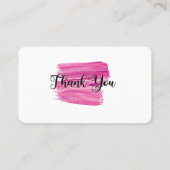 メイク感謝していアメイクの仕事 名刺 (裏面)