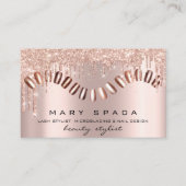 メイク爪、 ネイルマニキュアバラスパークファッション金ゴールドWow 名刺 (正面)