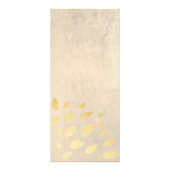 メイク美しいエレガントサロン葉金ゴールド価格表 ラックカード (裏面)