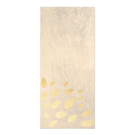 メイク美しいエレガントサロン葉金ゴールド価格表 ラックカード (裏面)