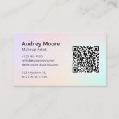 メイク美しいサロンとエステティシャン 名刺 (正面)