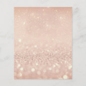 メイク美しいサロングリッターフライヤーピンク金ゴールド赤面 チラシ (裏面)