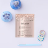 メイク美しいサロンバラグリッターチラシ2ページ チラシ (シングル)