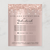 メイク美しいサロンバラグリッターチラシ2ページ チラシ (正面)