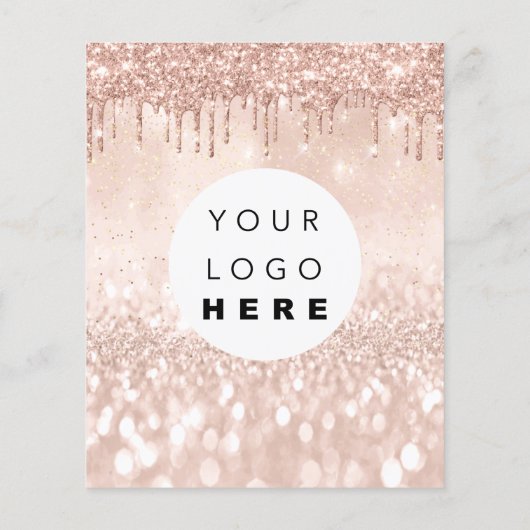 メイク美しいサロンバラグリッター価格ロゴ チラシ (裏面)