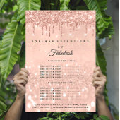 メイク美しいサロンバラグリッター価格表 チラシ