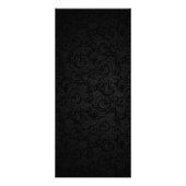 メイク美しいサロンブラック&金ゴールド葉価格リスト ラックカード (裏面)