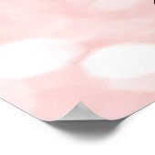 メイク美しいサロン名バラ金ゴールドピンクアイロー ポスター (角)